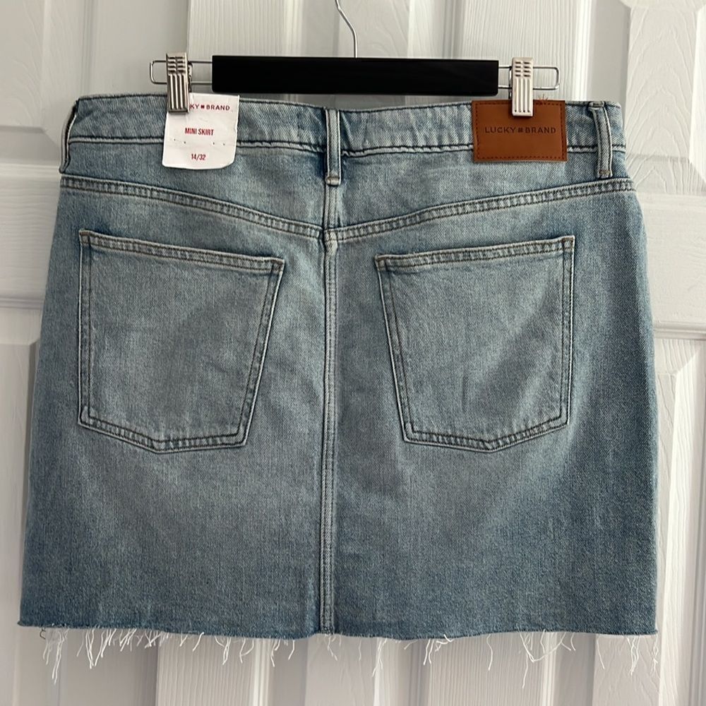 Lucky Brand Denim Mini Skirt Size 32 - Picture 5 of 11